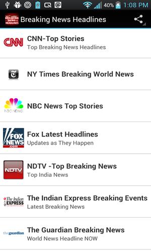 Breaking News Headlines For Android Apk Download