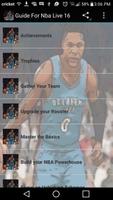 guide for nba live 16 Affiche