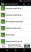Awesome Seeds for Minecraft capture d'écran 1