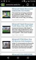 Awesome Seeds for Minecraft capture d'écran 2