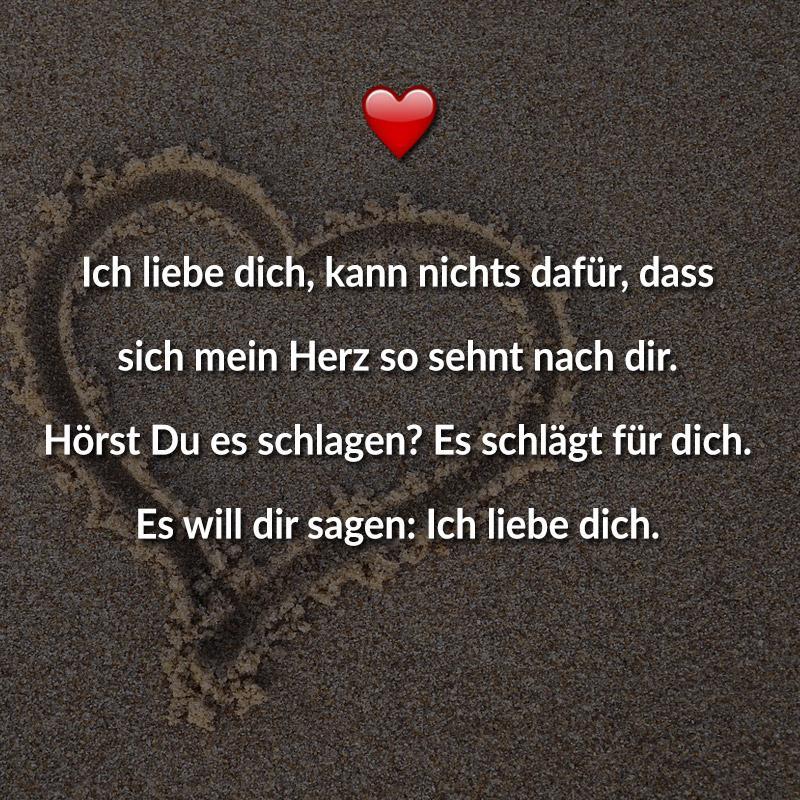 Dich schatz liebe ich an Schöne Liebe