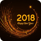 Happy New Year 2018 ícone