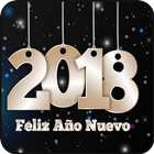 Feliz Año Nuevo 2018 Zeichen