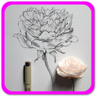 How to draw flowers biểu tượng
