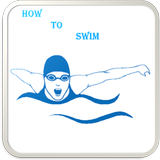 La natation icône
