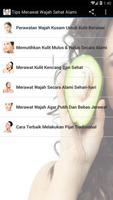 Tips Merawat Wajah Sehat Alami poster