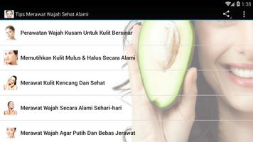 Tips Merawat Wajah Sehat Alami captura de pantalla 3