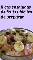 Ensaladas saludables variadas โปสเตอร์