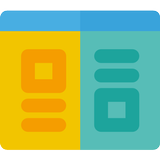 Desain Brosur ícone