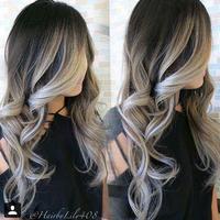 Grey Ombre Hair Ekran Görüntüsü 1