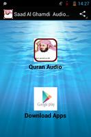 Saad Al Ghamdi Audio Quran Affiche