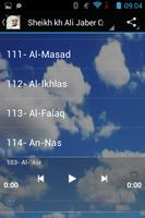Sheikh Ali Jaber Quran MP3 capture d'écran 3