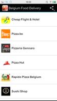 Belgium Food Delivery الملصق