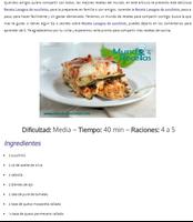 Mundo recetas capture d'écran 2