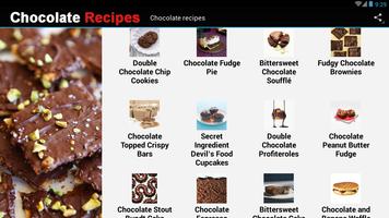 Chocolate Recipes capture d'écran 3