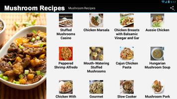 برنامه‌نما Mushroom Recipes عکس از صفحه