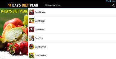 برنامه‌نما 14 Days Diet Plan عکس از صفحه