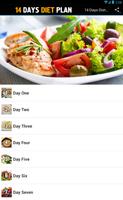 14 Days Diet Plan پوسٹر