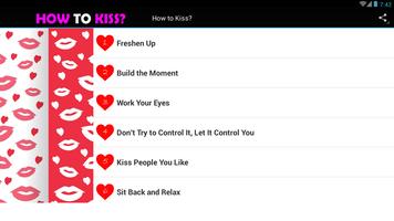 How to Kiss - 11 tips تصوير الشاشة 1