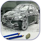 Drawing car Zeichen