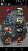 Drawing car plakat