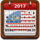 Calendar Malaysia 2017 biểu tượng