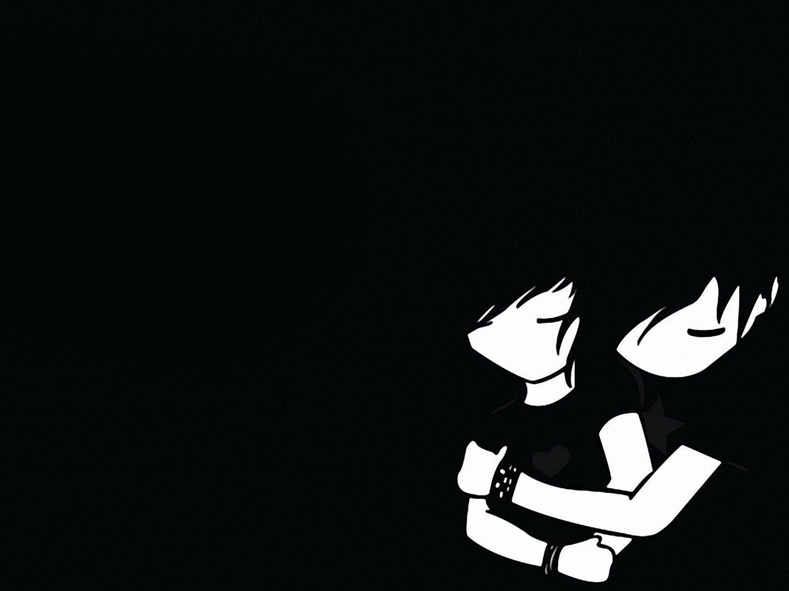 Veda Aco - Free Wallpaper: Black And White Emo Wallpaper