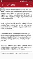 Love SMS Text Messages ảnh chụp màn hình 2