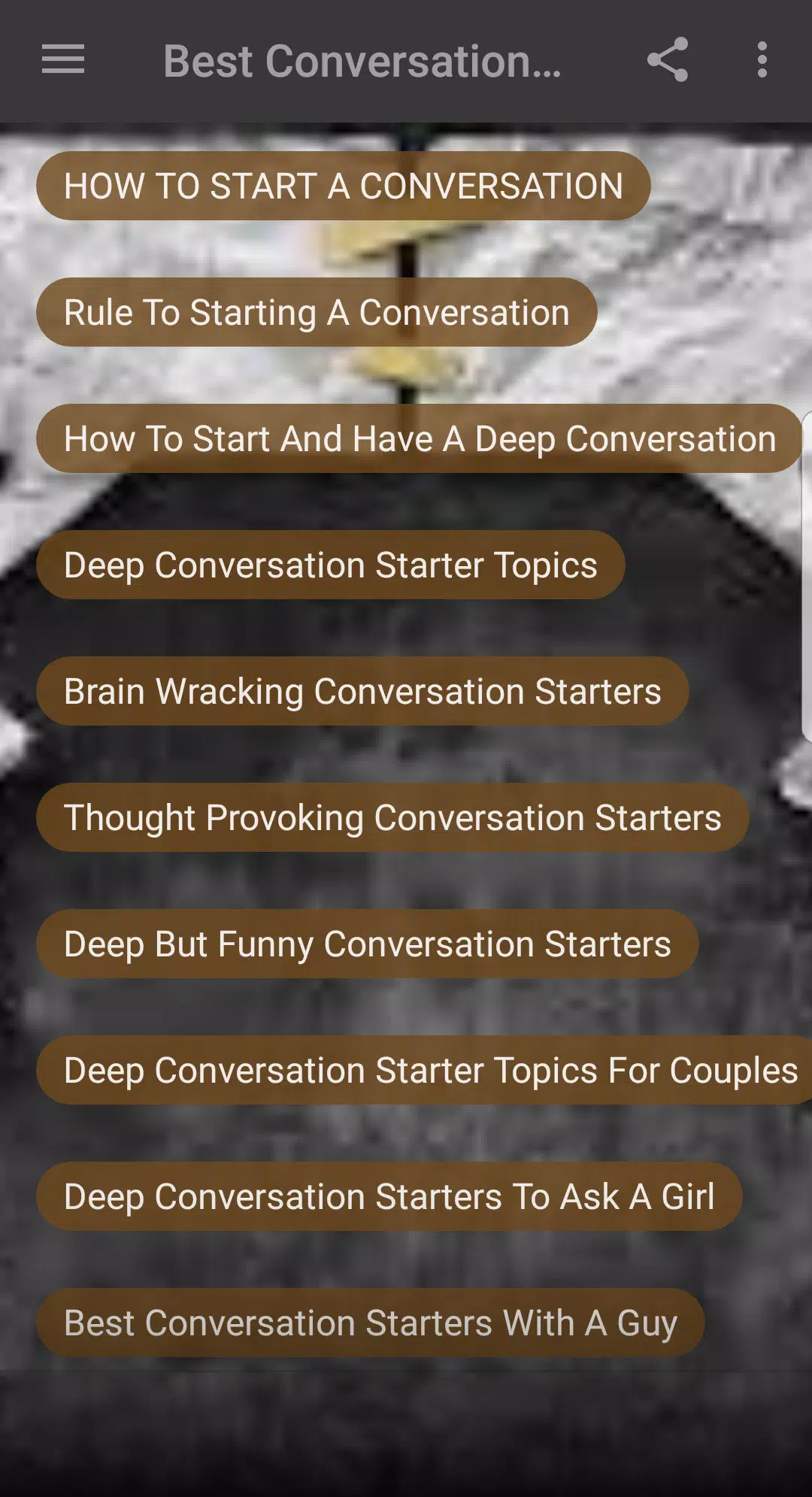 Best Conversation Starters APK pour Android Télécharger