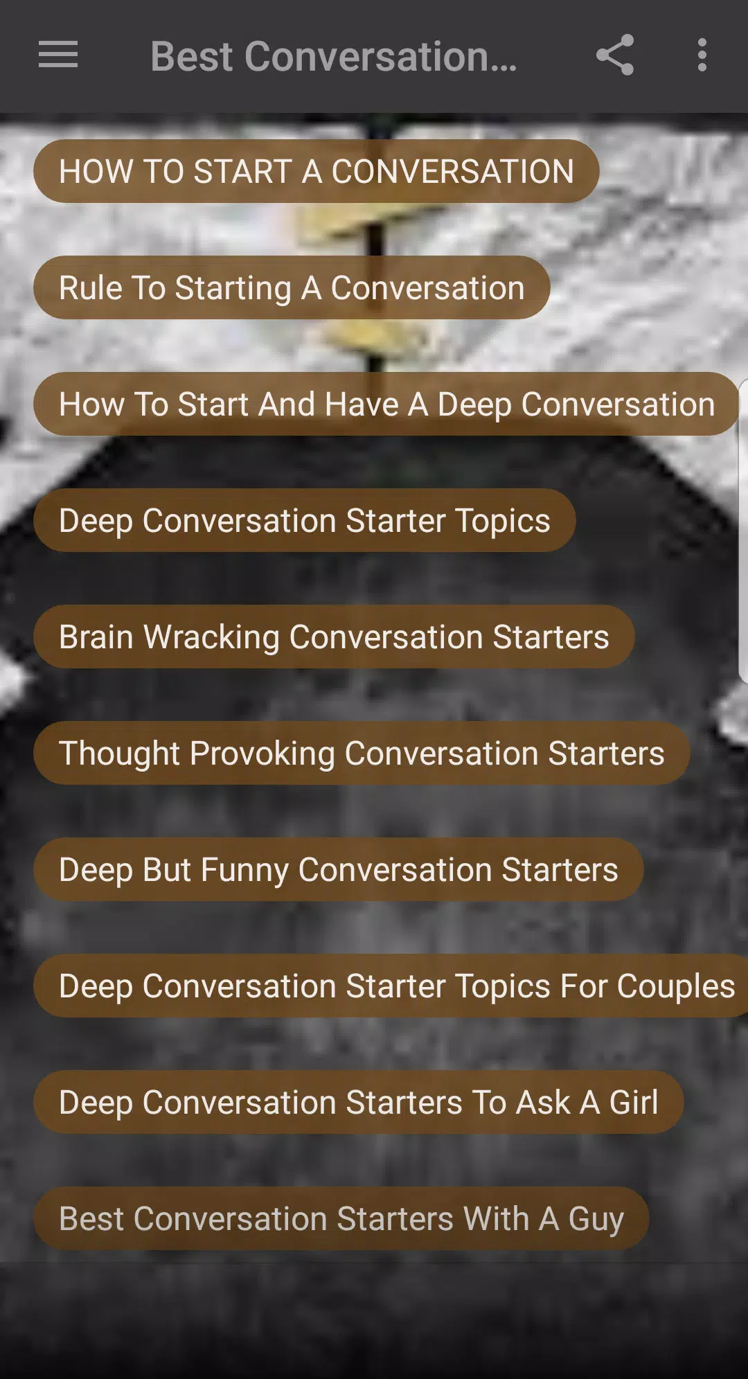 Best Conversation Starters APK pour Android Télécharger Best Conversation Starters APK pour Android Télécharger