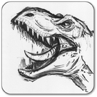 Dinosaur Drawing icône