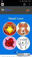 How To Draw Love Hearts স্ক্রিনশট 1