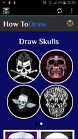 برنامه‌نما How To Draw Skulls عکس از صفحه