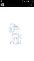 Paw Pup Dog Drawing syot layar 1