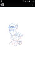 Paw Pup Dog Drawing syot layar 2