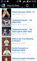 Karate syot layar 1