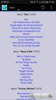 Michael Jackson Songs & Lyrics captura de pantalla 2