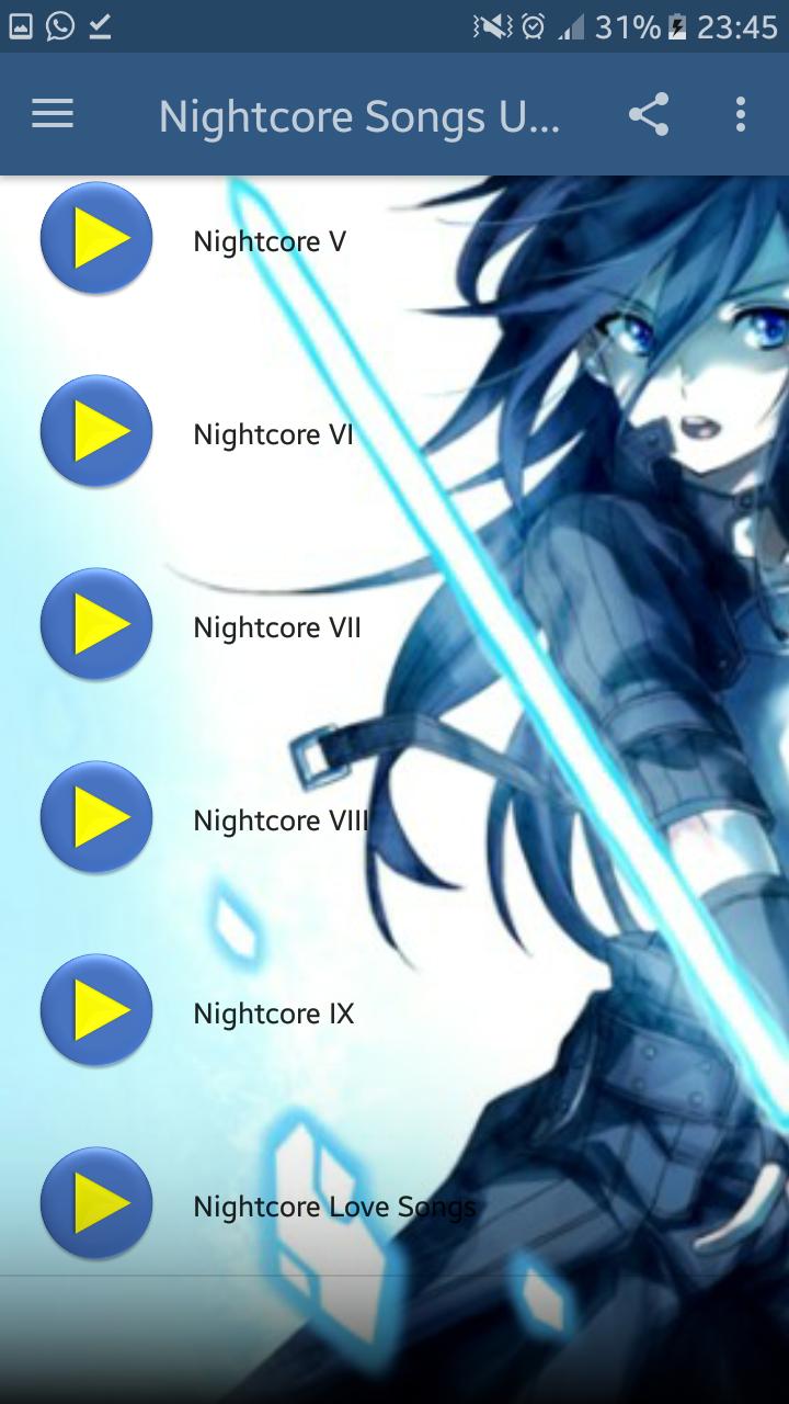 Android 用の Nightcore Songs Update Apk をダウンロード