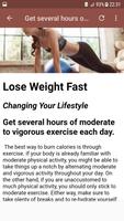 Lose Weight Fast capture d'écran 1