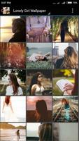 برنامه‌نما Lonely Girl Wallpaper عکس از صفحه