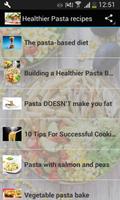 Healthier Pasta recipes poster