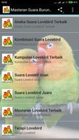 Suara Burung Lovebird Juara ภาพหน้าจอ 2