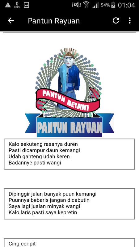 Pantun Lucu Jualan Pantun Lawakan Betawi Lucu Dan Gokil для Андроид скачать APK 2928 Pantun Lucu Jualan Pantun Lawakan Betawi Lucu Dan Gokil для Андроид скачать APK 2928