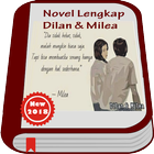 Novel Dan Kata-Kata Romantis Dilan Milea 1990 Baru icône