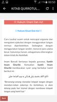 برنامه‌نما Kitab Qurrotul Uyun Terjemah Bahasa Indonesia عکس از صفحه