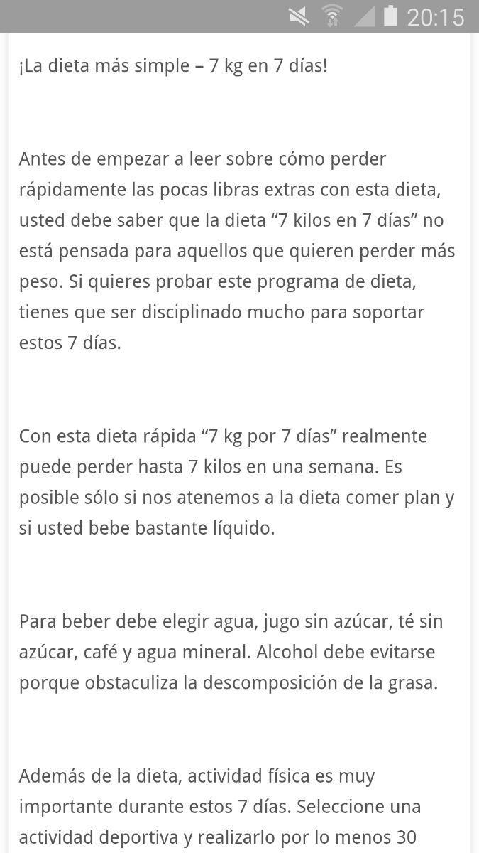 Son 30 libras mucho que perder