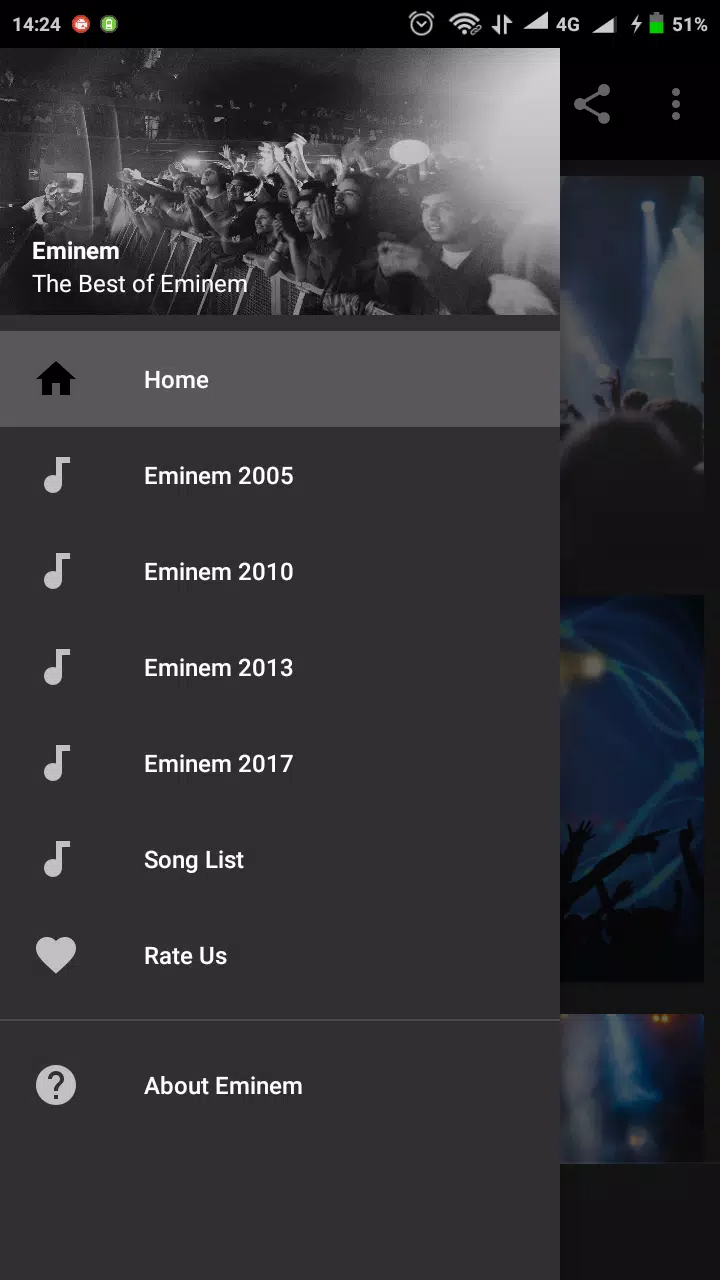 Android向けのThe Best Album of Eminem MP3 APKをダウンロードしましょう