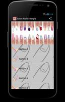 Salon Nail Design step by step poster