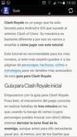برنامه‌نما Trucos y guia clash royale عکس از صفحه