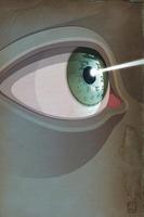 yeux laser Affiche